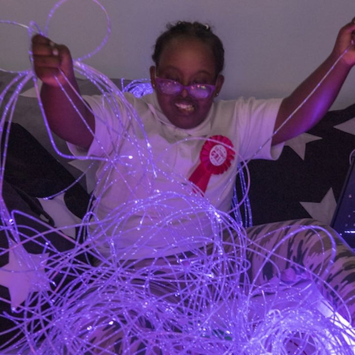 TTS Fibre Optic Tails without Light Source - Active Play Purple Fiber
