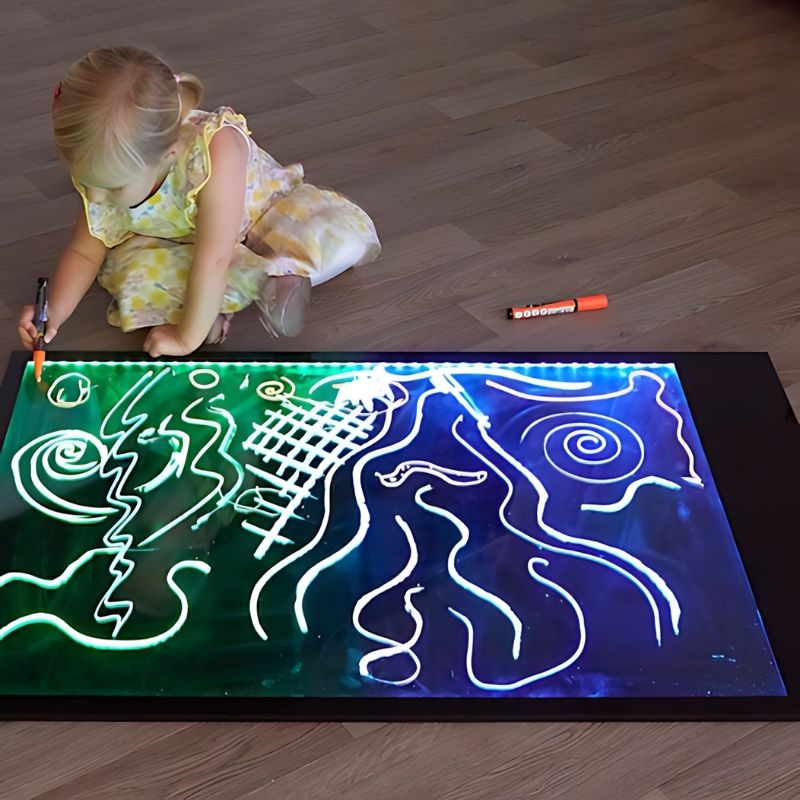 TTS Giant Illuminated Mark Making Board - Child Active Play Drawing
