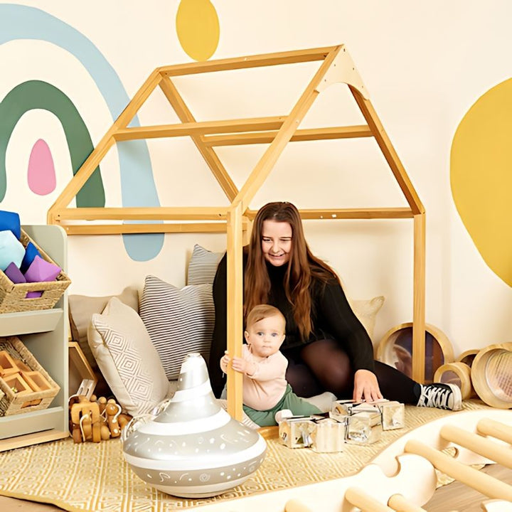 TTS Giant Light and Sound Spinning Top - Baby and Mom
