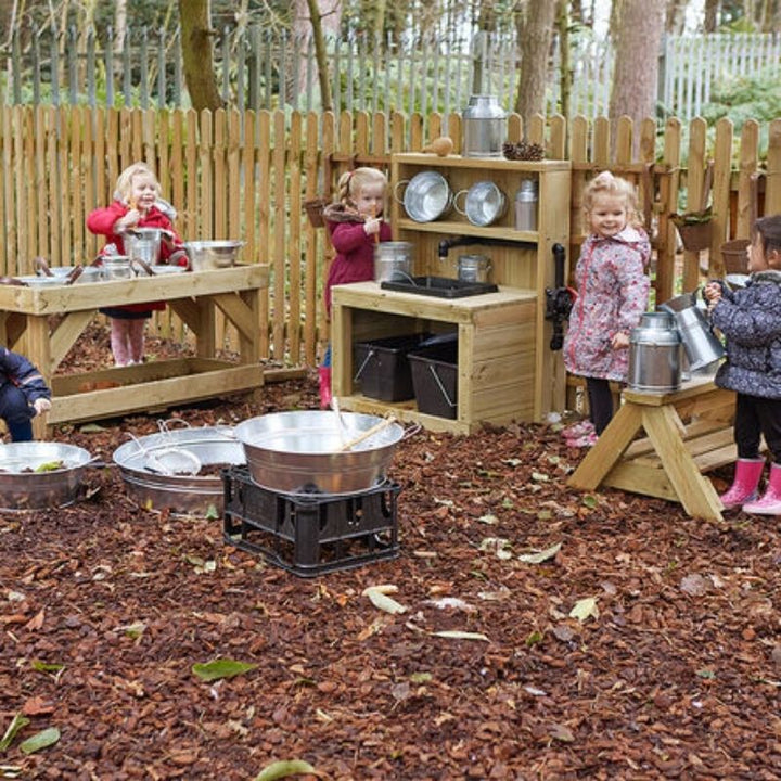 TTS Metal Messy Play Set - Landscape View Kids Active Play Backyard