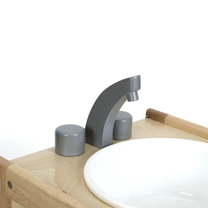 TTS Toddler Wooden Kitchen Units - Close Up View Faucet