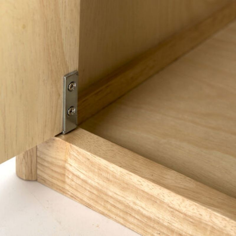 TTS Toddler Wooden Kitchen Units - Close Bottom Up View 