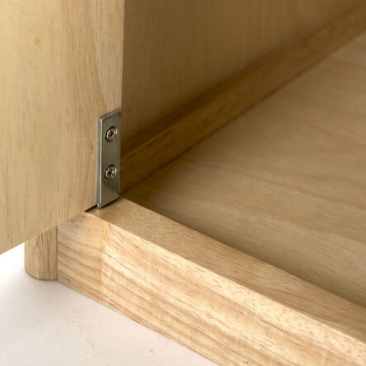 TTS Toddler Wooden Kitchen Units - Close Bottom Up View 
