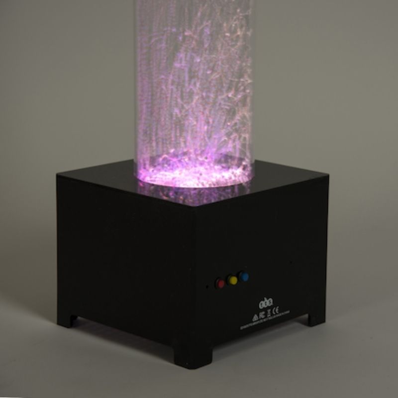 TTS Rechargeable Sensory Hurricane Tube - Close Up View Purplish 
