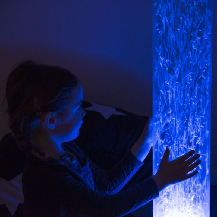 TTS Rechargeable Sensory Hurricane Tube - Child Active Play Bluish 
