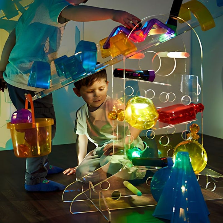 TTS STEAM Discovery Centre - Sitting Boy Active Play
