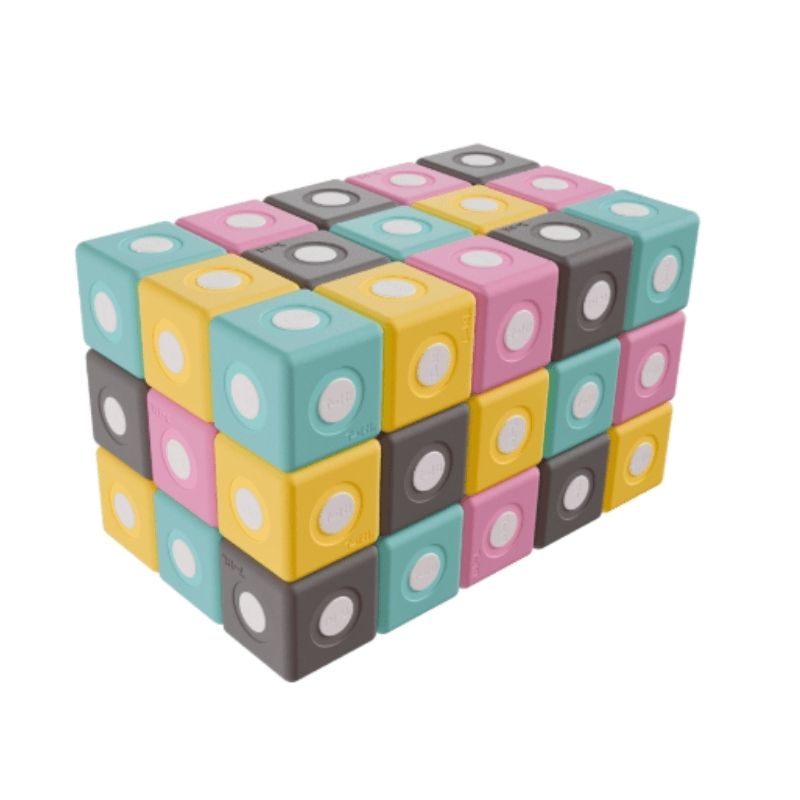 TUKI Big Magnetic Blocks Set - Smart 50 - Clean Landscape View
