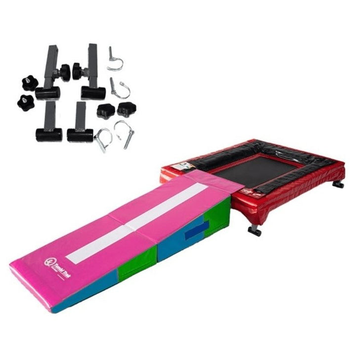 Tumbl Trak All Abilities Mini Trak - With Pink Ramp View
