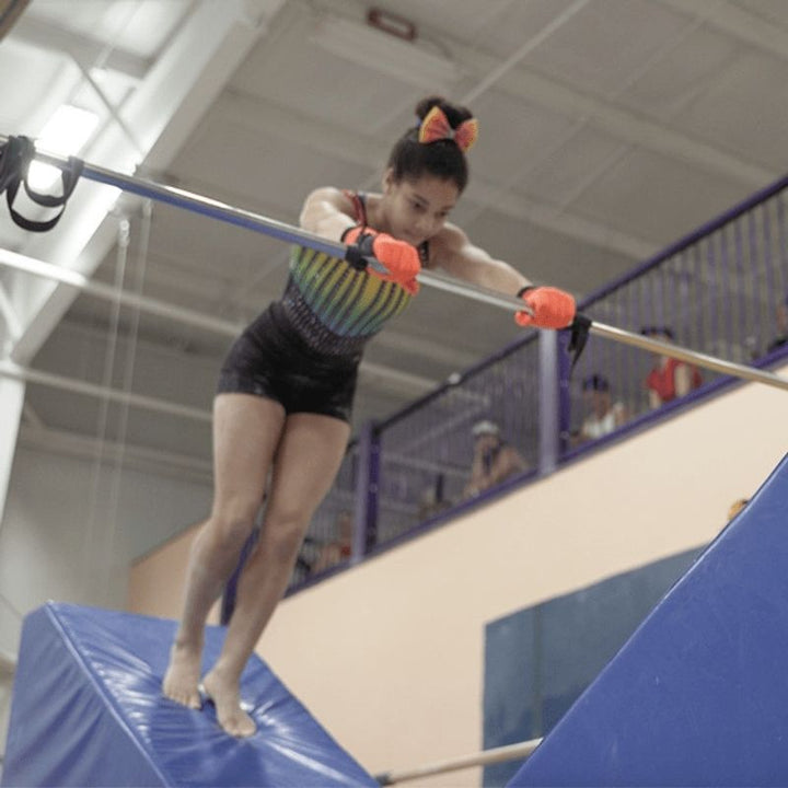 Tumbl Trak Smart Wedge - Landscape View Active Girl Balancing Two