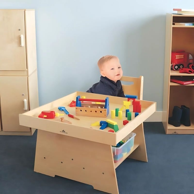 Whitney Brothers Big Wide Discovery Table Child Active Play
