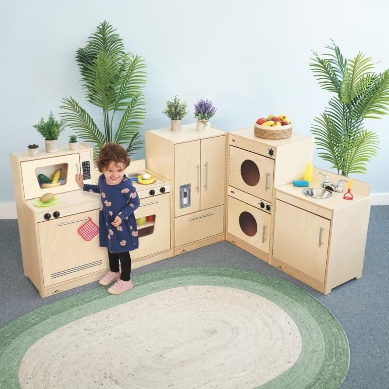 Whitney Brothers Contemporary Kitchen Ensemble - Natural Child Active Play
