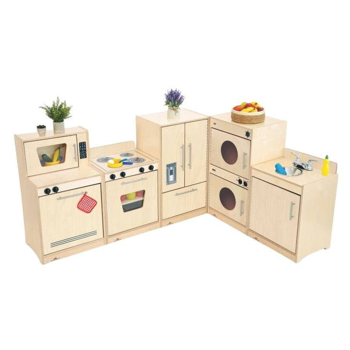 Whitney Brothers Contemporary Kitchen Ensemble - Natural First Clean View

