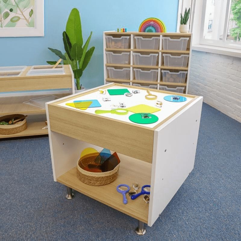 Whitney Brothers elevated™ Adjustable Light Table-Indoor Full View