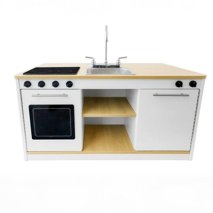 Whitney Brothers elevated™ Kitchen Island Breakfast Bar-Front View Close Cabinet