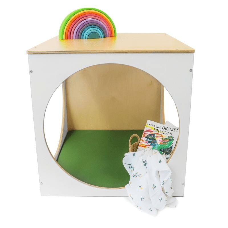 Whitney Brothers elevated™ Play House Cube With Floor Mat-Front View