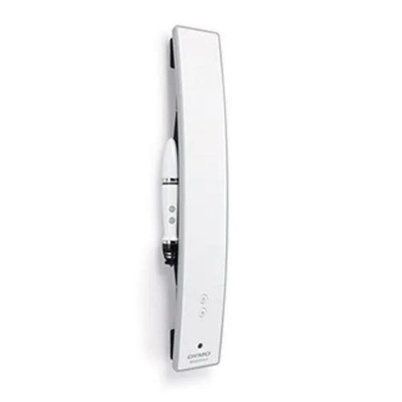 Boxlight MimioTeach portable interactive whiteboard bar side view showing the slim profile and lightweight construction for easy classroom portability and storage
