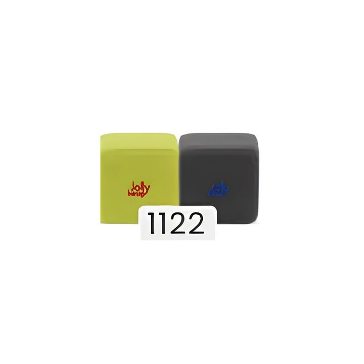 Green and dark grey giant magnetic building block colourway from the JollyHeap Crazy Set's 36 available colour combinations