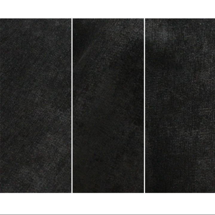 Close-up of Go Coconut - The Coconut in Blackberry Shadow showing the Durable Micro Velveteen micro-brushed fabric texture of the removable machine-washable cover on the 100% Canadian-made play couch