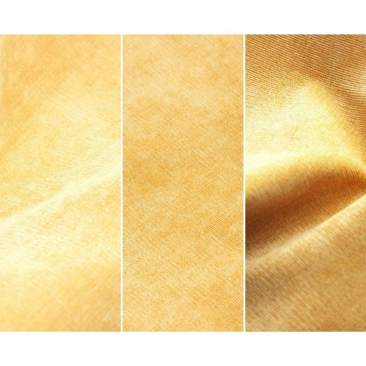 Close-up of Go Coconut - The Coconut in Light Yellow showing the soft Durable Micro Velveteen texture of the removable machine-washable 100% polyester cover on the Canadian-made CertiPUR play couch