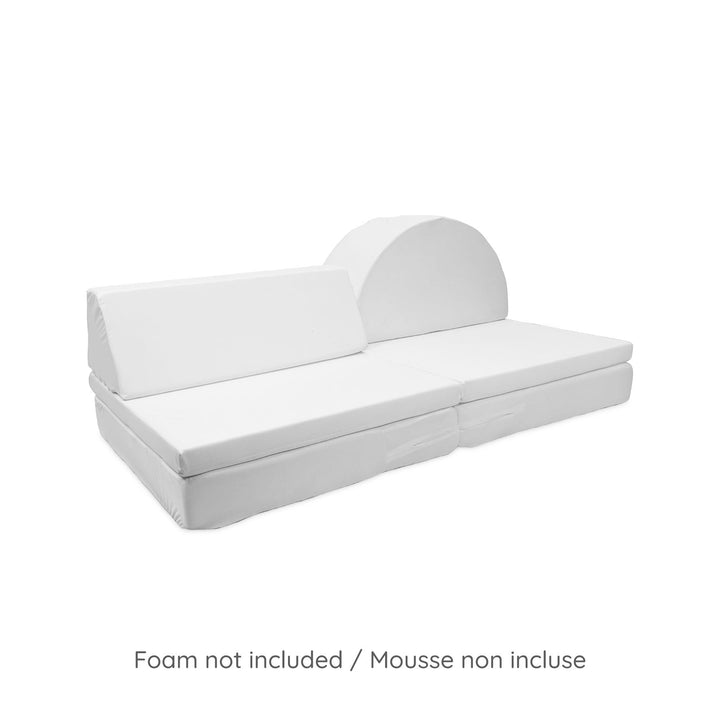 Go Coconut Waterproof Liner Set applied to the assembled Discovery Bundle showing the 4-piece modular configuration with PUL waterproof and bacteria-resistant liner coverage for home and sensory space use