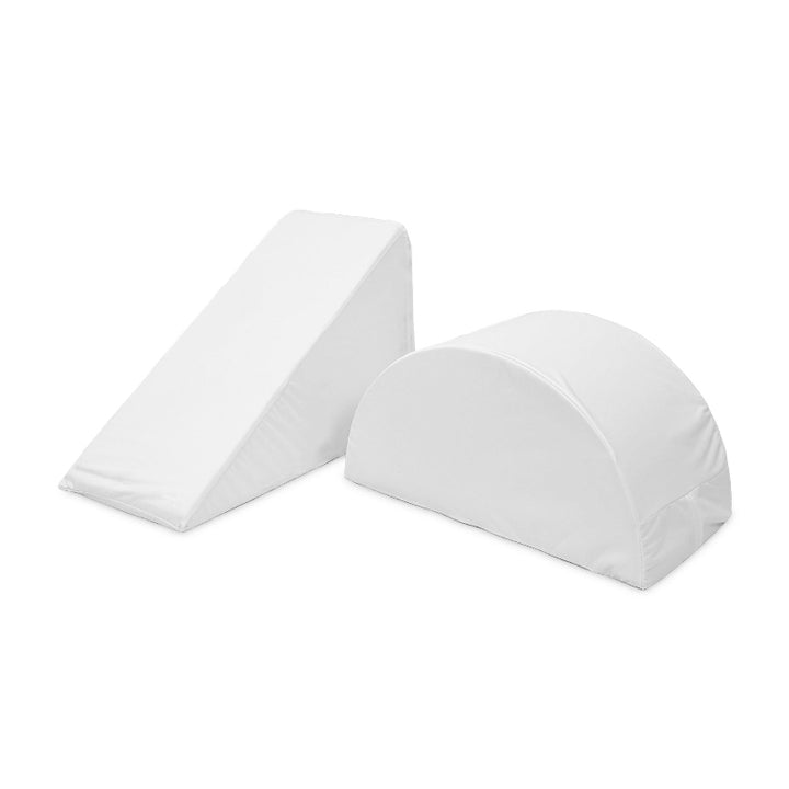 Go Coconut Waterproof Liner Set in the Wedge and Mega Rocker Bundle configuration showing PUL fabric liners for both the wedge triangle and Mega Rocker arch modules for combined waterproof foam protection