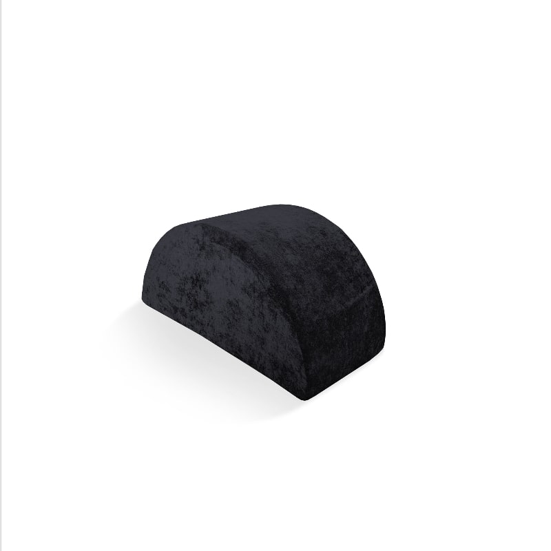 Go Coconut Mega Rocker foam balance rocker in Blackberry Shadow dark purple, landscape view for vestibular sensory play