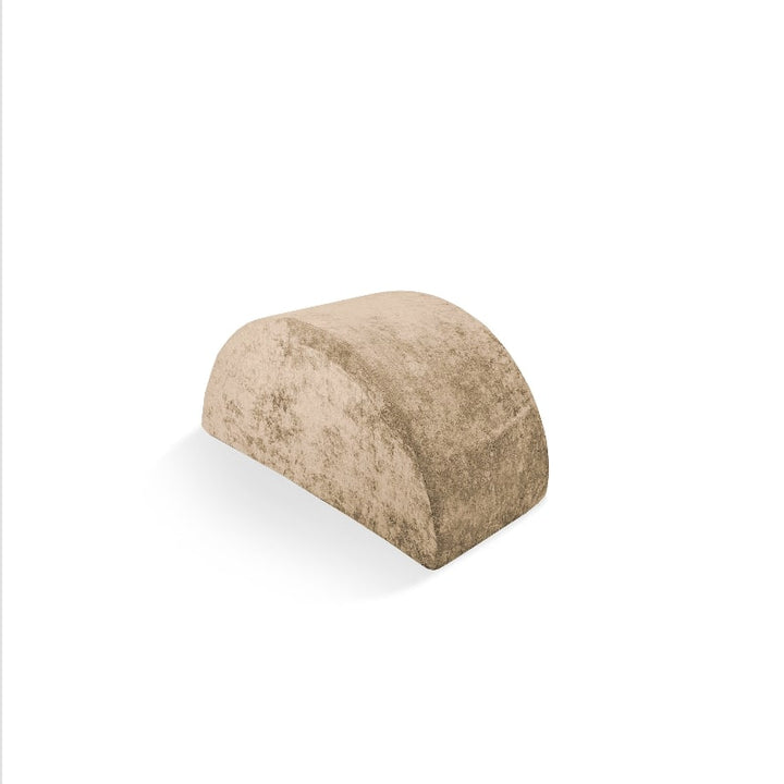 Go Coconut Mega Rocker kids balance rocker in Sand Dune neutral, landscape view of the half-circle foam arch for active and gross motor play