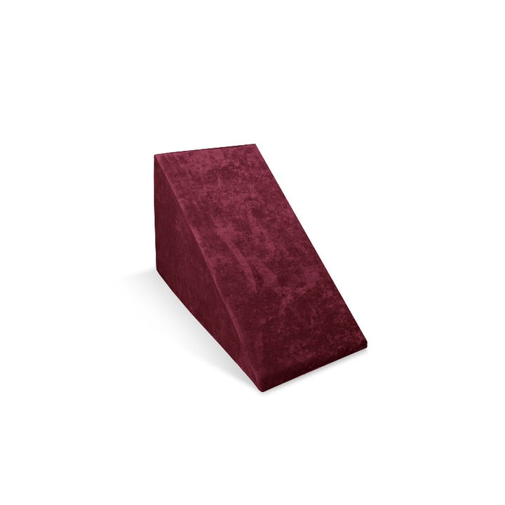 Go Coconut Wedge Pack in Cranberry Rain, a Canadian-made foam wedge for climbing, building and sensory play