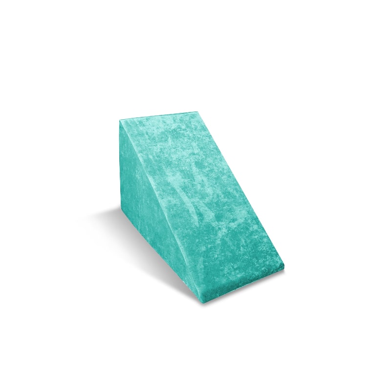 Go Coconut Wedge Pack in Tropical Teal, a Canadian-made modular foam wedge add-on for climbing and active play