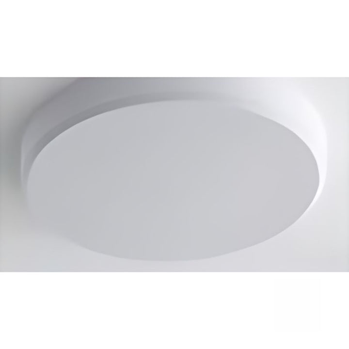 Close-up of a single HABA Abacustica round acoustic panel showing the open-pored Basotect melamine resin foam surface that absorbs sound energy in children's rooms and sensory environments