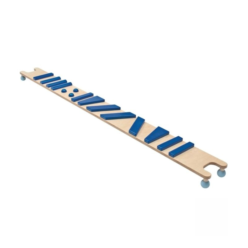 HABA Pro Bead Snake balancing board close-up showing nylon bead-filled surface for tactile and vestibular sensory input