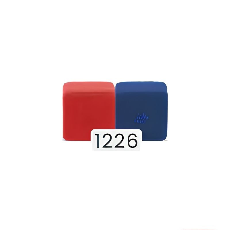 JollyHeap Extra Set - 32 Blocks colourway 1226 in red and blue, a two-tone option for this magnetic foam block expansion set