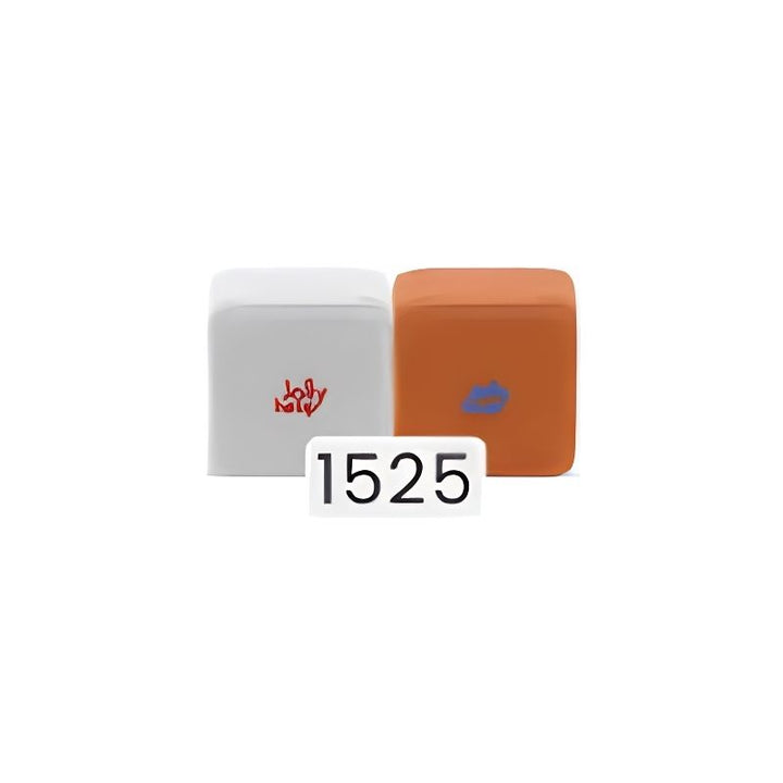 JollyHeap Extra Set - 32 Blocks colourway 1525 in light grey and orange, a two-tone option for this magnetic foam block expansion set