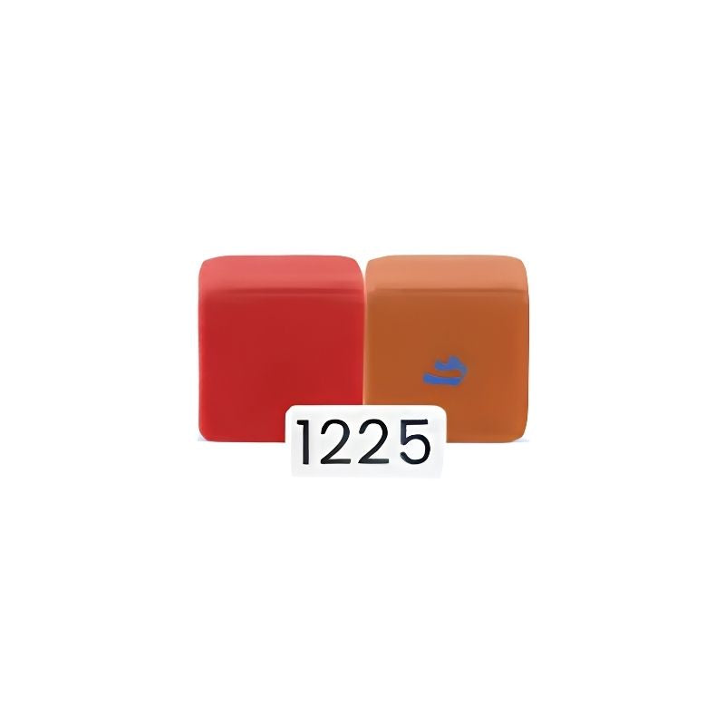 JollyHeap Extra 16 magnetic block expansion set colour swatch showing the red and orange combination option