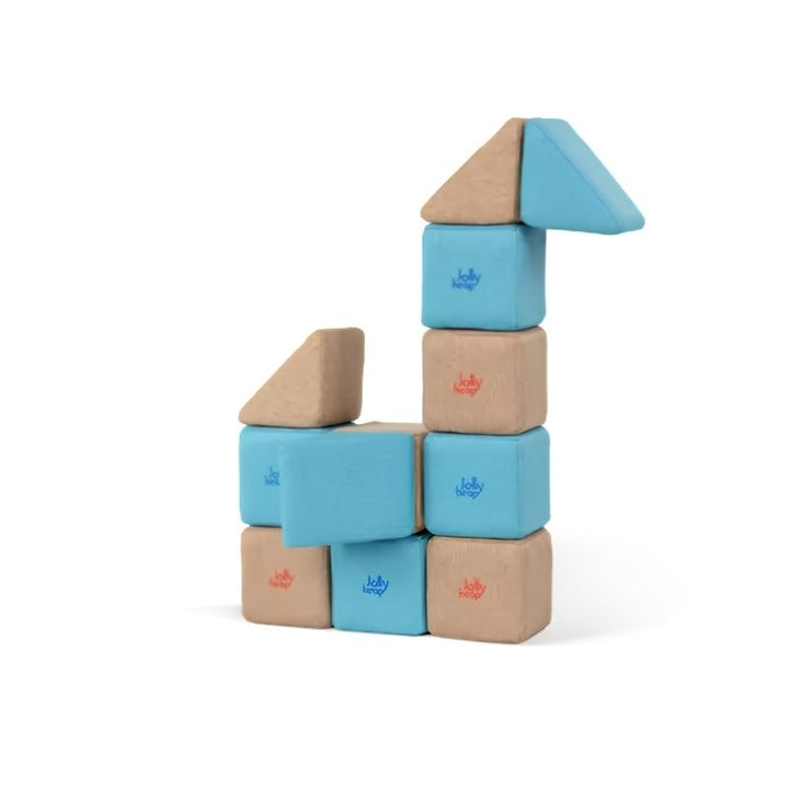 JollyHeap Pixi magnetic building blocks arranged into a swan shaped animal build