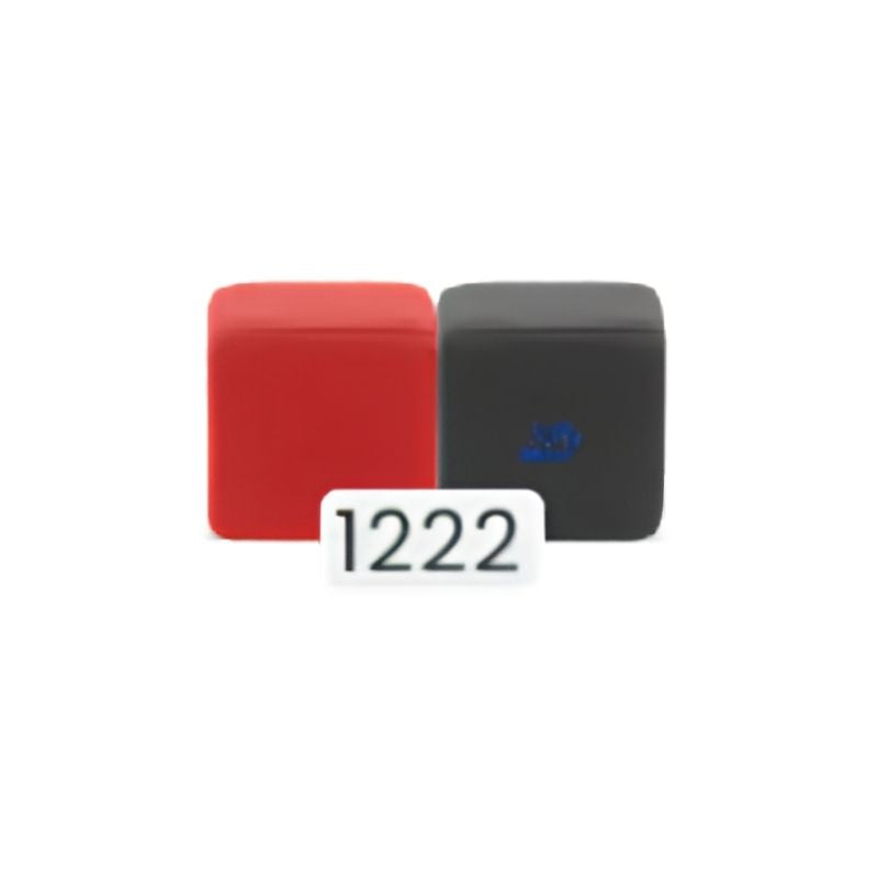 JollyHeap Pixi magnetic building blocks for toddlers shown in the charcoal and red colour combination, one of 36 available colour options