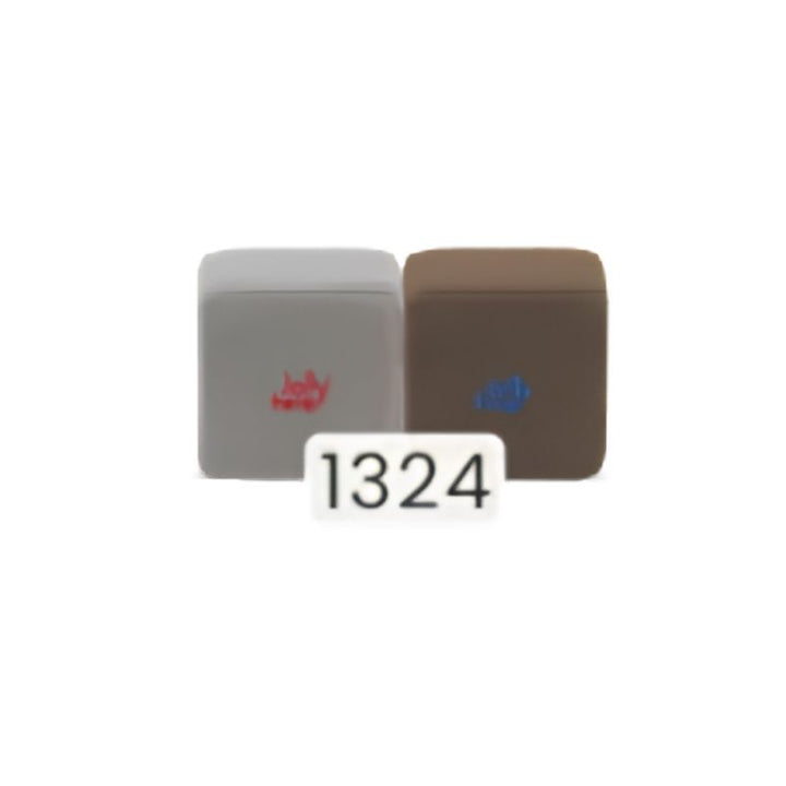 JollyHeap Pixi magnetic building blocks for toddlers shown in the grey and brown colour combination, one of 36 available colour options