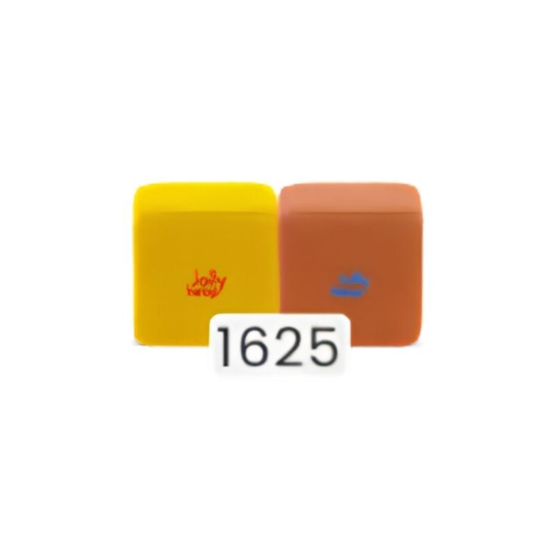 JollyHeap Pixi magnetic building blocks for toddlers shown in the yellow and orange colour combination, one of 36 available colour options