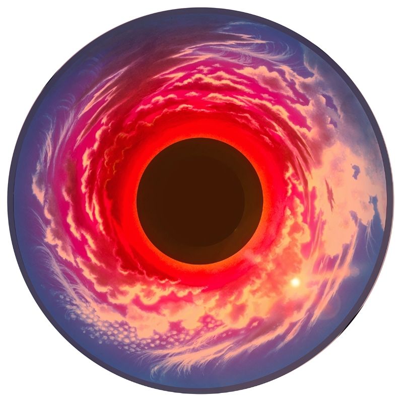 OPTIKinetics 6 inch Picture Effect Wheel Sunrise Sky displaying sunrise sky imagery for calming visual projection in therapy rooms, sensory spaces, and calm corners