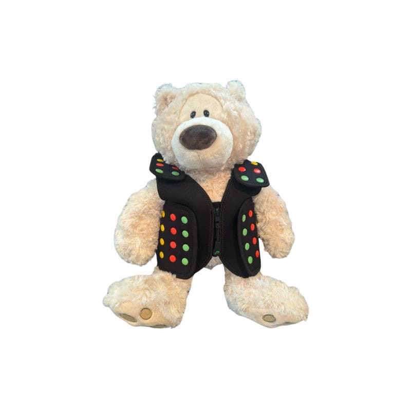 Comfort Bear included free with the Power WearHouse ProPower Compression Vest 20-vest bundle, sized to fit the XS vest