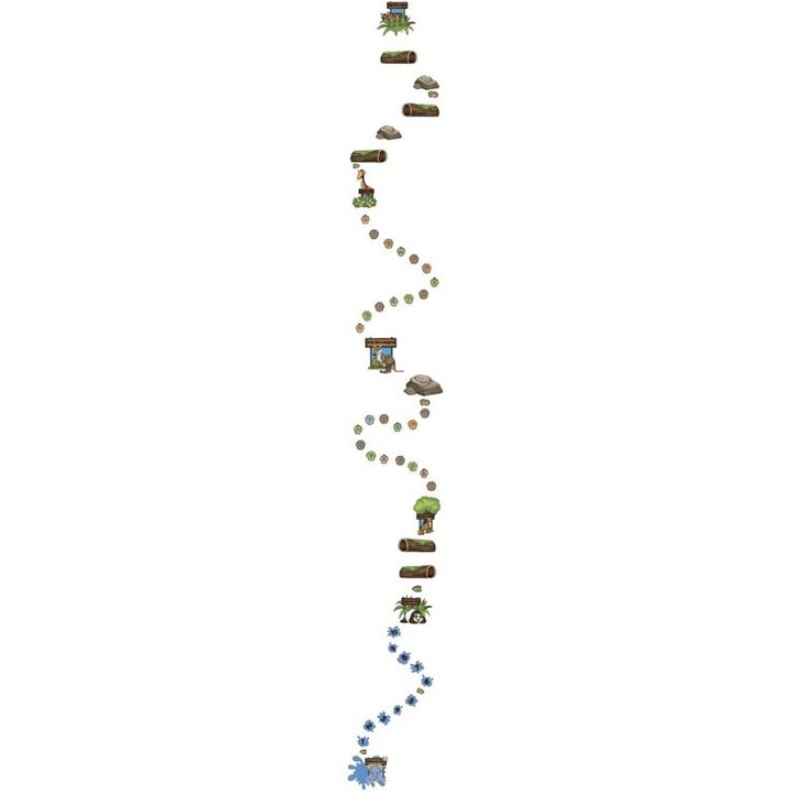 Sensory Paths Jungle Safari Full Path French language layout showing the bilingual Canadian jungle safari animal movement path for French immersion and bilingual schools