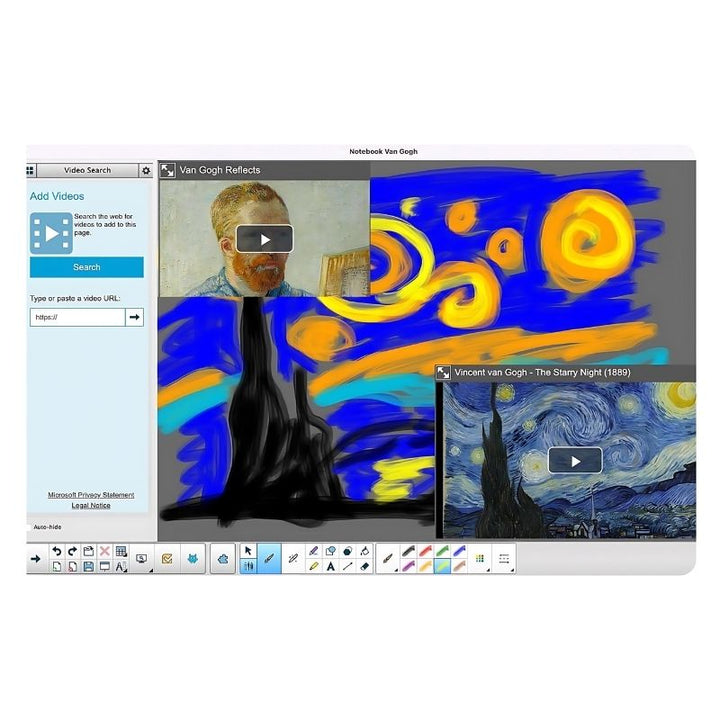 SMART Board GX Zero Series screen detail view showing interactive touch display capability for educational and collaborative use