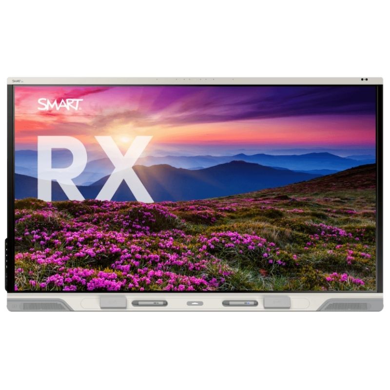 SMART Board RX Series interactive whiteboard front-facing clean view showing the full 4K display for inclusive classrooms