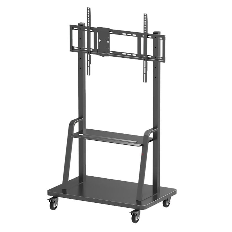 SMART HD Mobile Stand for SMART Boards showing full front profile with compact low-profile base, built for SMART Board interactive displays in schools, clinics, and offices