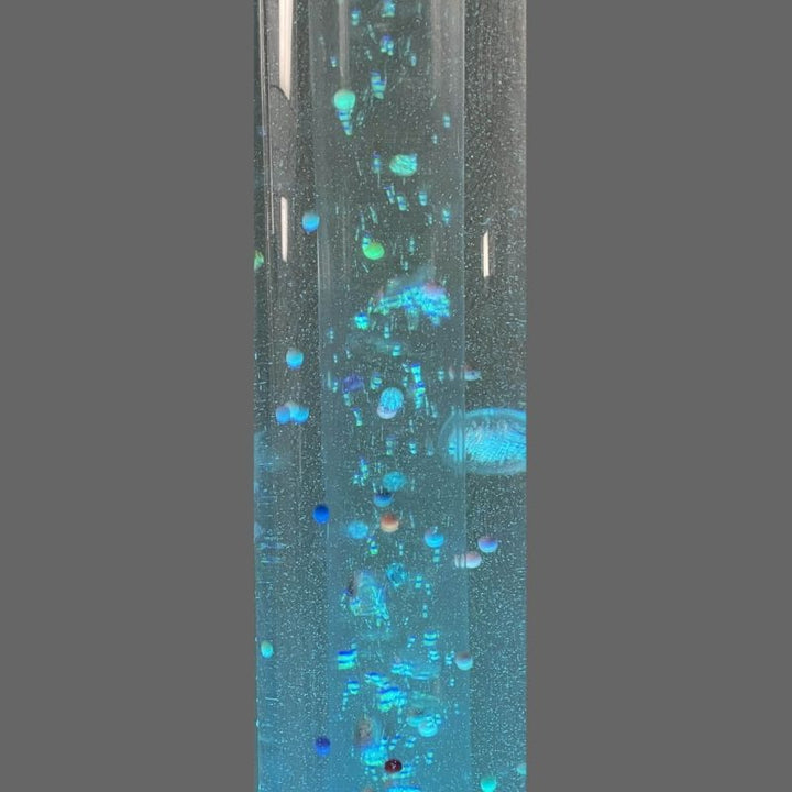 TFH Standard Bubble Tube Insert - Cascading Balls and Beads for 6-inch diameter TFH bubble tubes shown on grey background