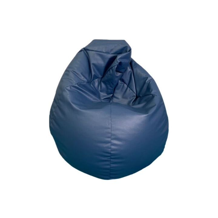TFH Bean Bag Seat blue medium size front view, supportive sensory seating for therapy rooms, calm corners, and classroom use