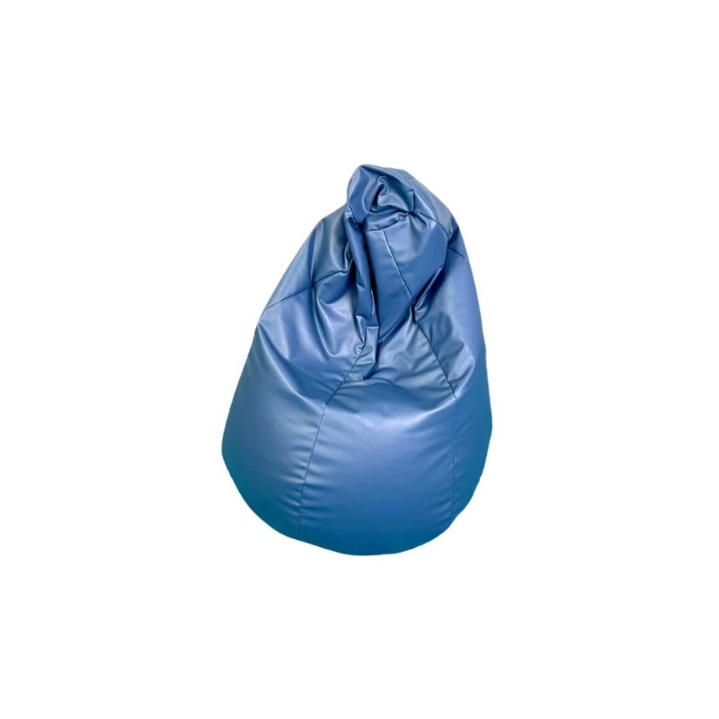 TFH Bean Bag Seat blue small size front view, a therapeutic proprioceptive sensory chair for children and therapy spaces