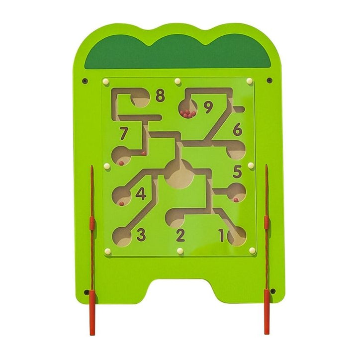 TFH Crocodile Activity Wall Panel hind legs section showing the magnetic number puzzle with wands, supporting early numeracy and fine motor development