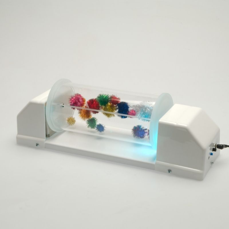 TFH Glitter & Lights Roll Adapted Reward primary product view, a motorised switch-compatible sensory toy for cause-and-effect learning in OT and special education settings