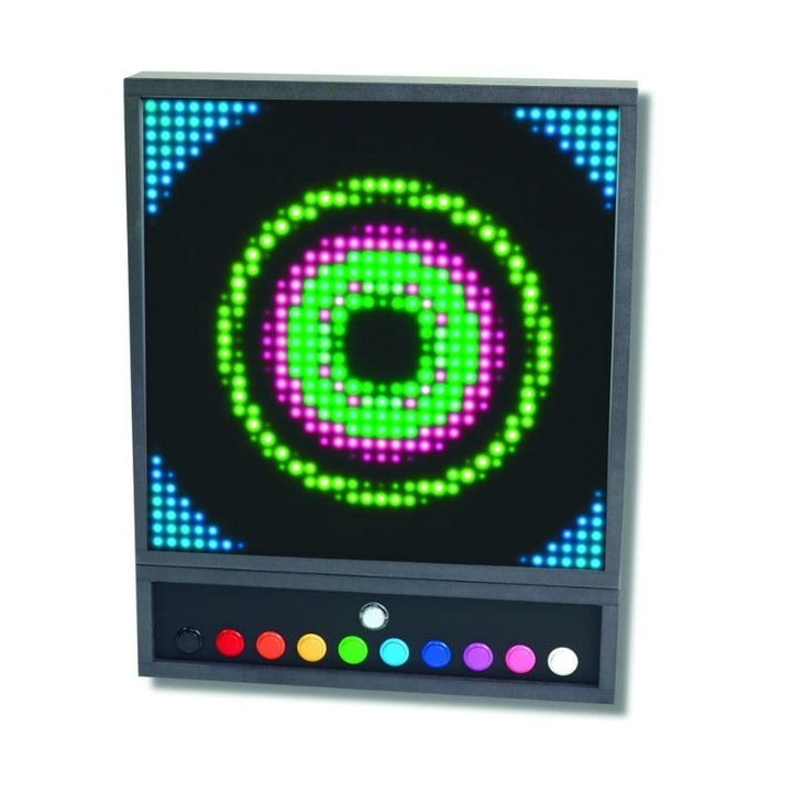 TFH Pixels Pro Illumination Panel front view showing the interactive sensory light panel with colour buttons and display